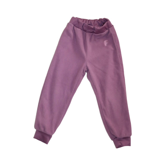 Byxor i fleece från FIX - Storlek 98 - Lila