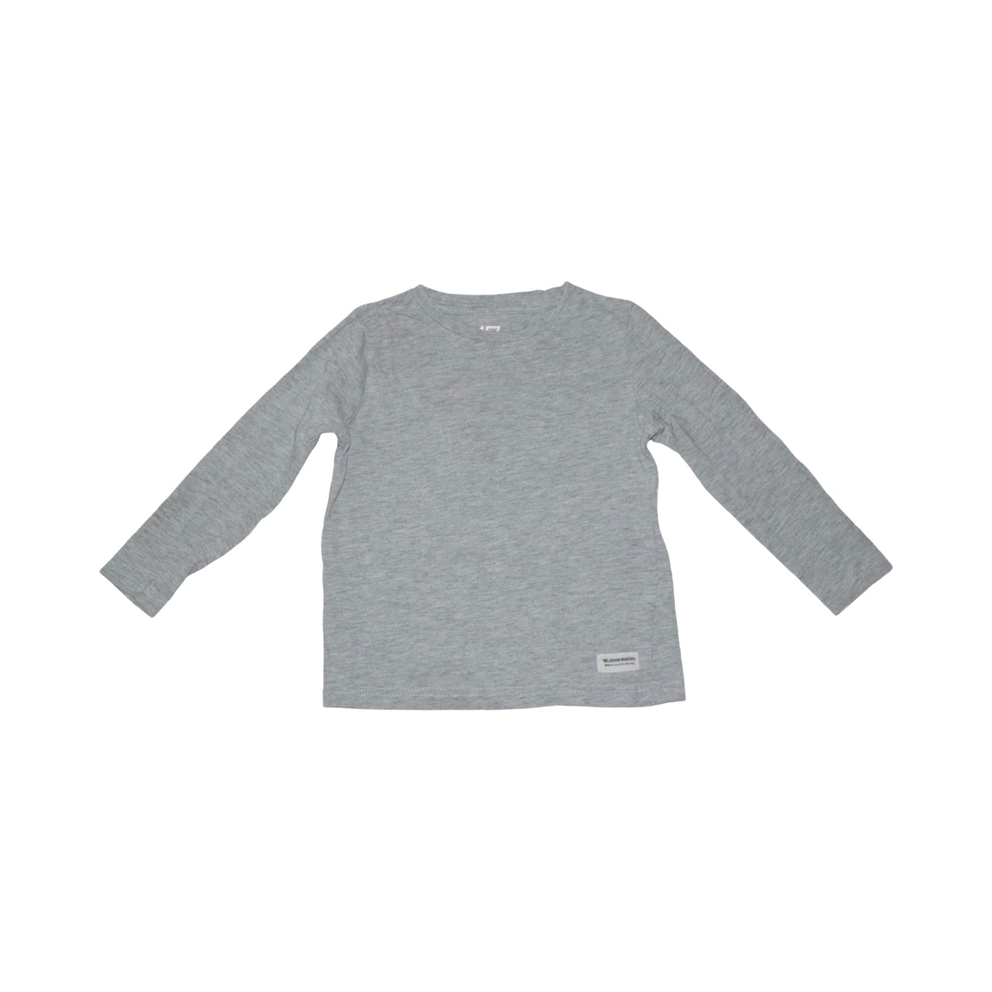 Långärmad T-shirt från 157 - Storlek 90 - Grå