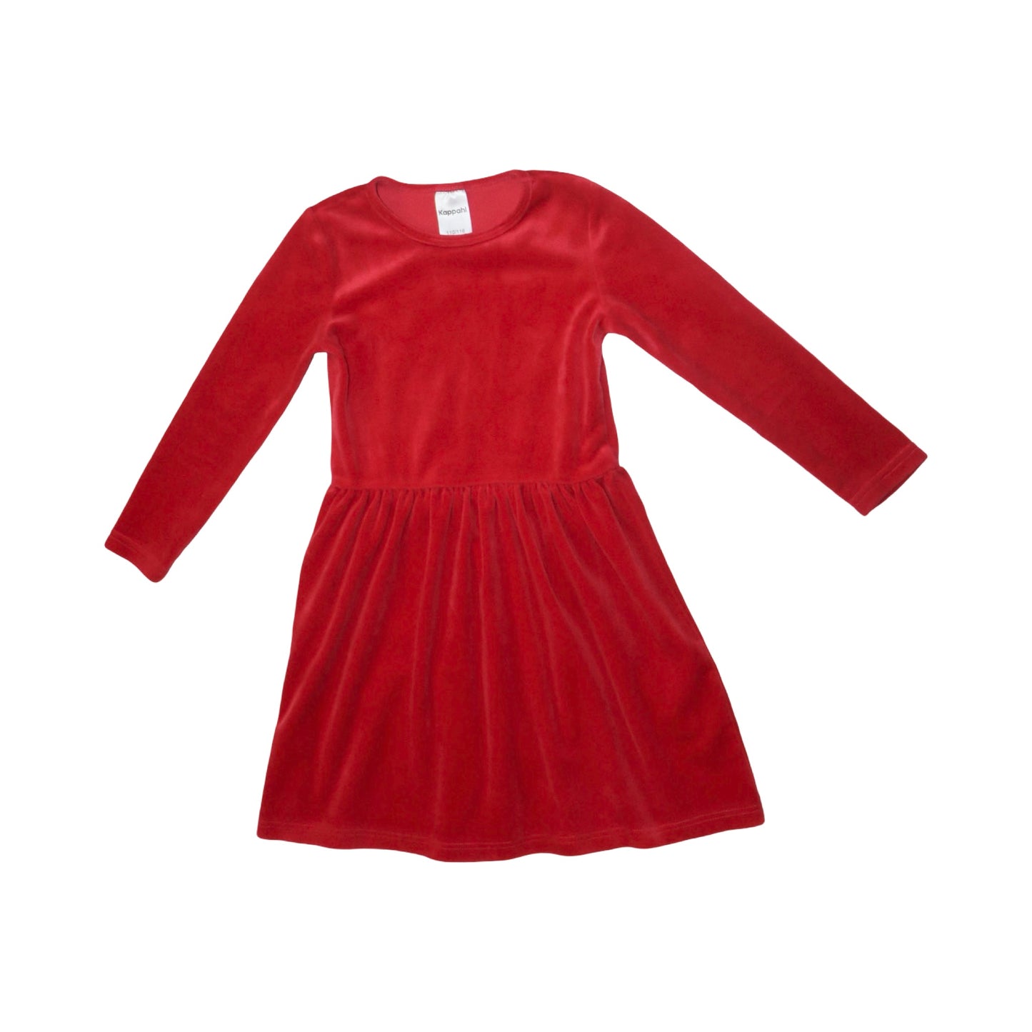Långärmad Jul Klänning från KappAhl - Storlek 110/116 - Röd
