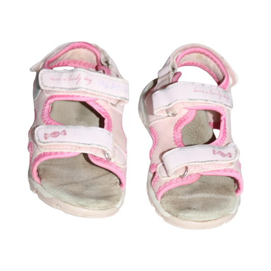 Sandaler från lupilu - Storlek 28 (Innermått 17cm) - Ljusrosa & Vit