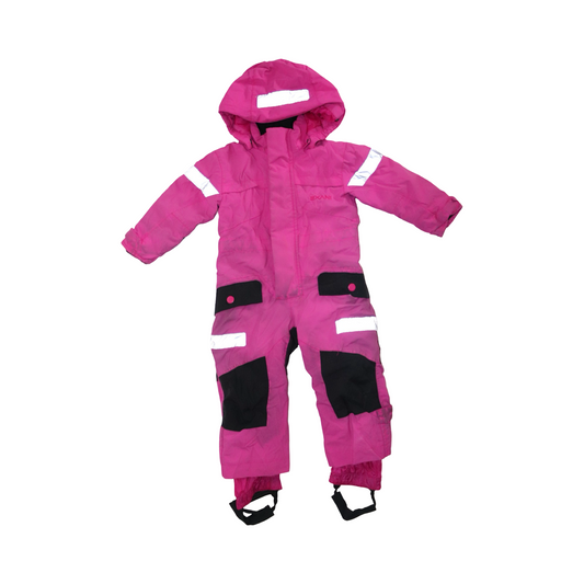 Vinter Overall från EXANI - Storlek 86 - Rosa & Svart