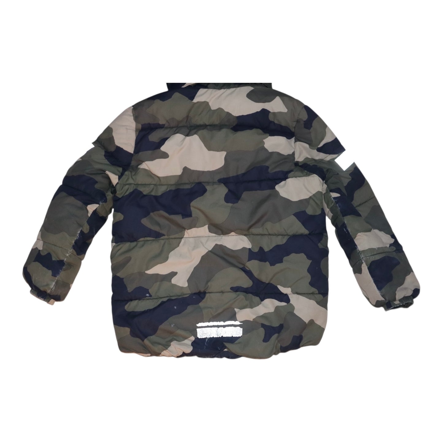 Pufferjacka från LINDEX - Storlek 134 - Grön & Svart (Multi)