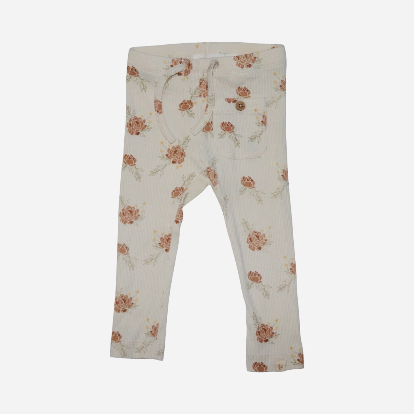 Leggings Byxor från Lil'Atelier - Storlek 74 - Beige (Multi)