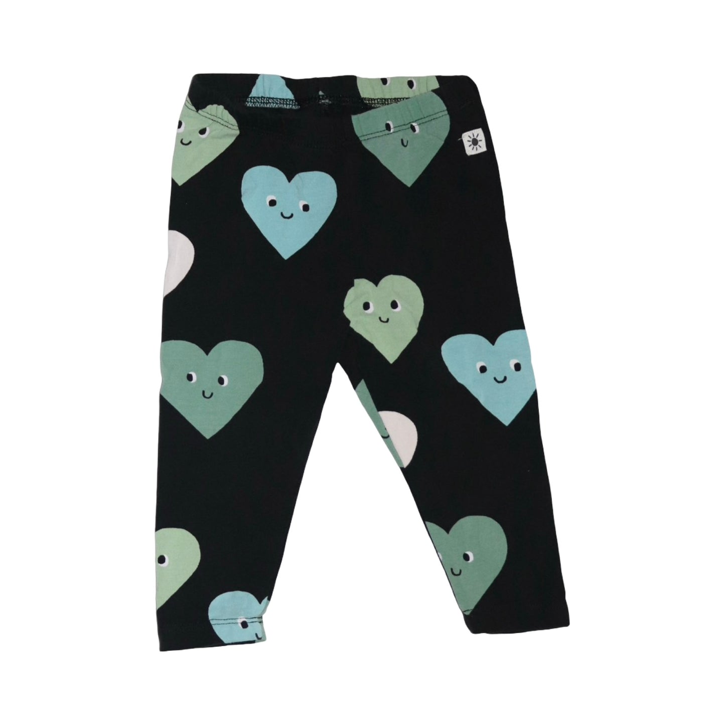 Långärmad Body & Byxor Matchande Set från LINDEX - Storlek 74 - Benvit & Svart (Multi)