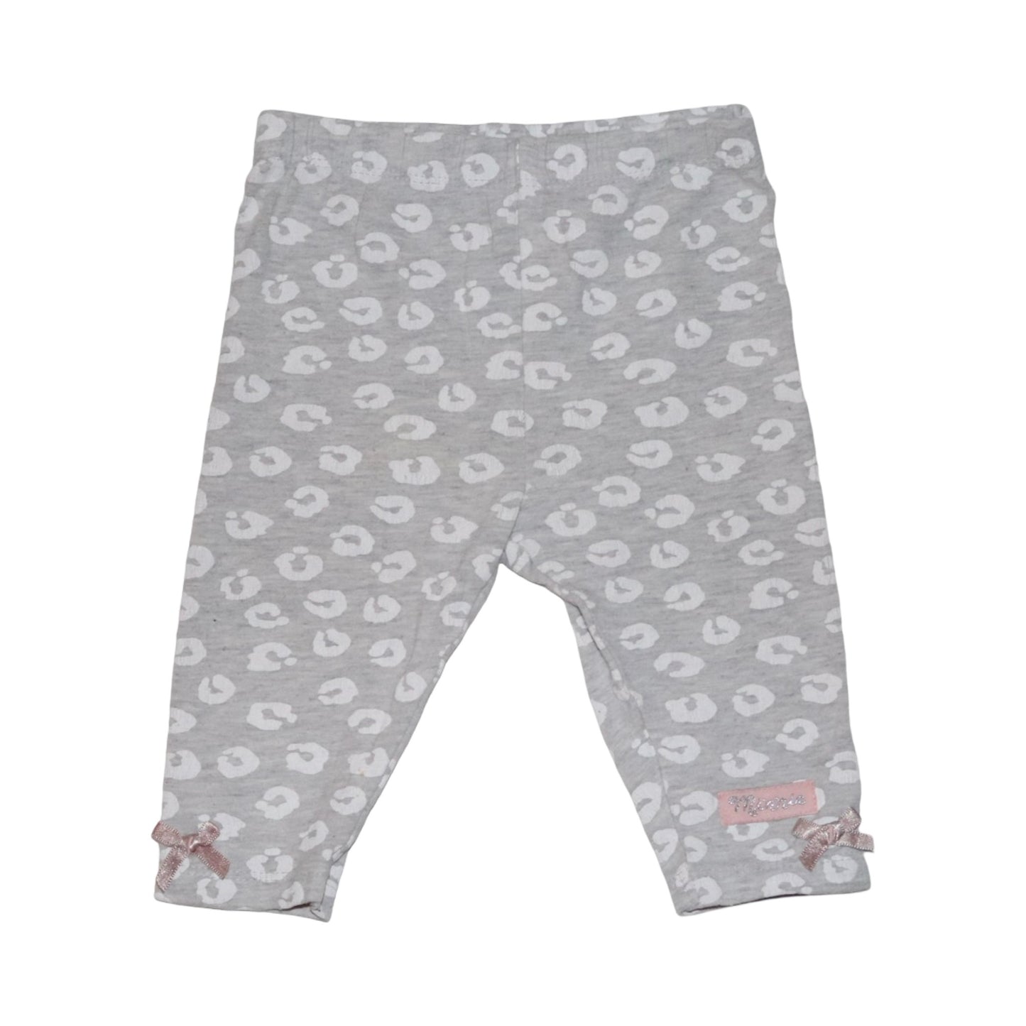 Leggings Byxor från DISNEY - Storlek 68 - Ljusgrå & Vit