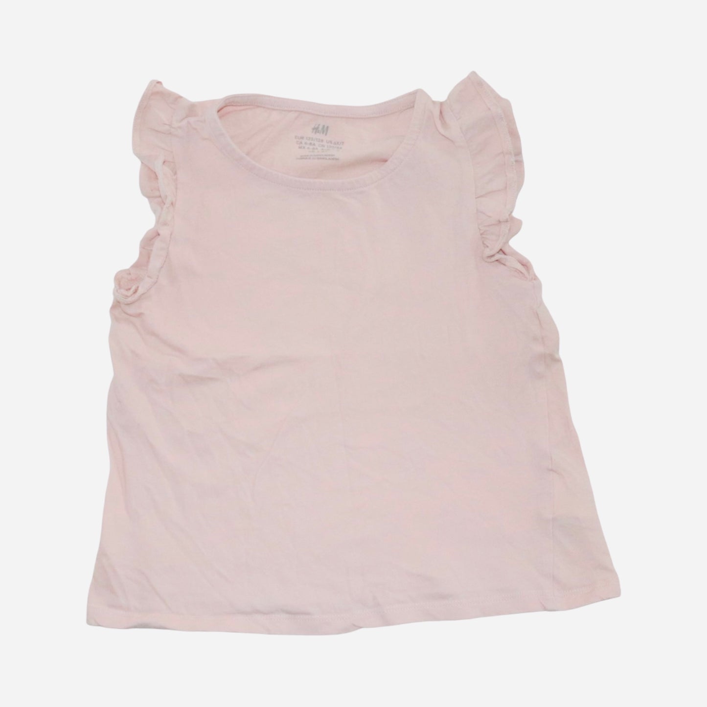 Linne Blus från H&M - Storlek 122/128 - Ljusrosa