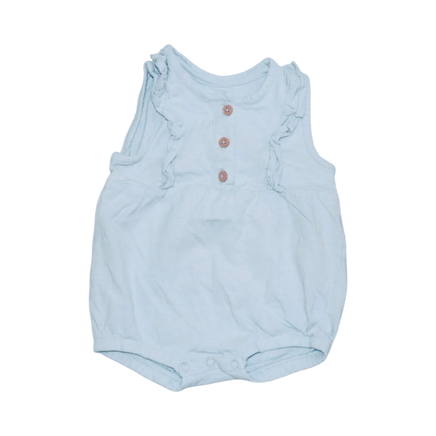Kortärmad Byxdress/ Romper från so cute - Storlek 68 - Ljusblå
