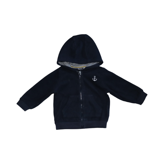 Jacka i fleece från lupilu - Storlek 74/80 - Mörkblå