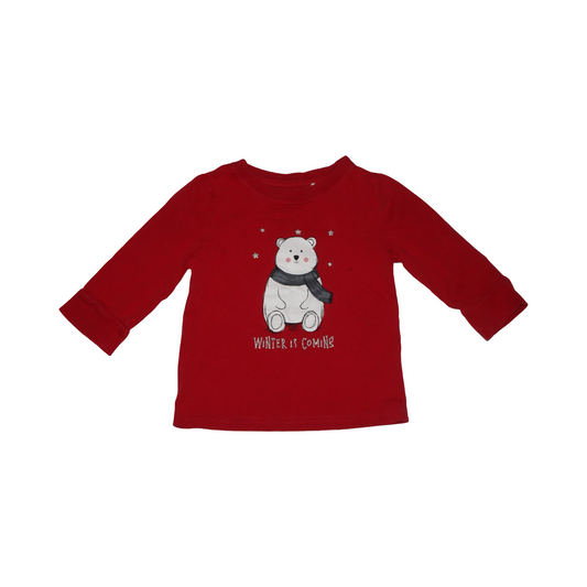 Tröja - Storlek 86/92 - Röd (Multi)