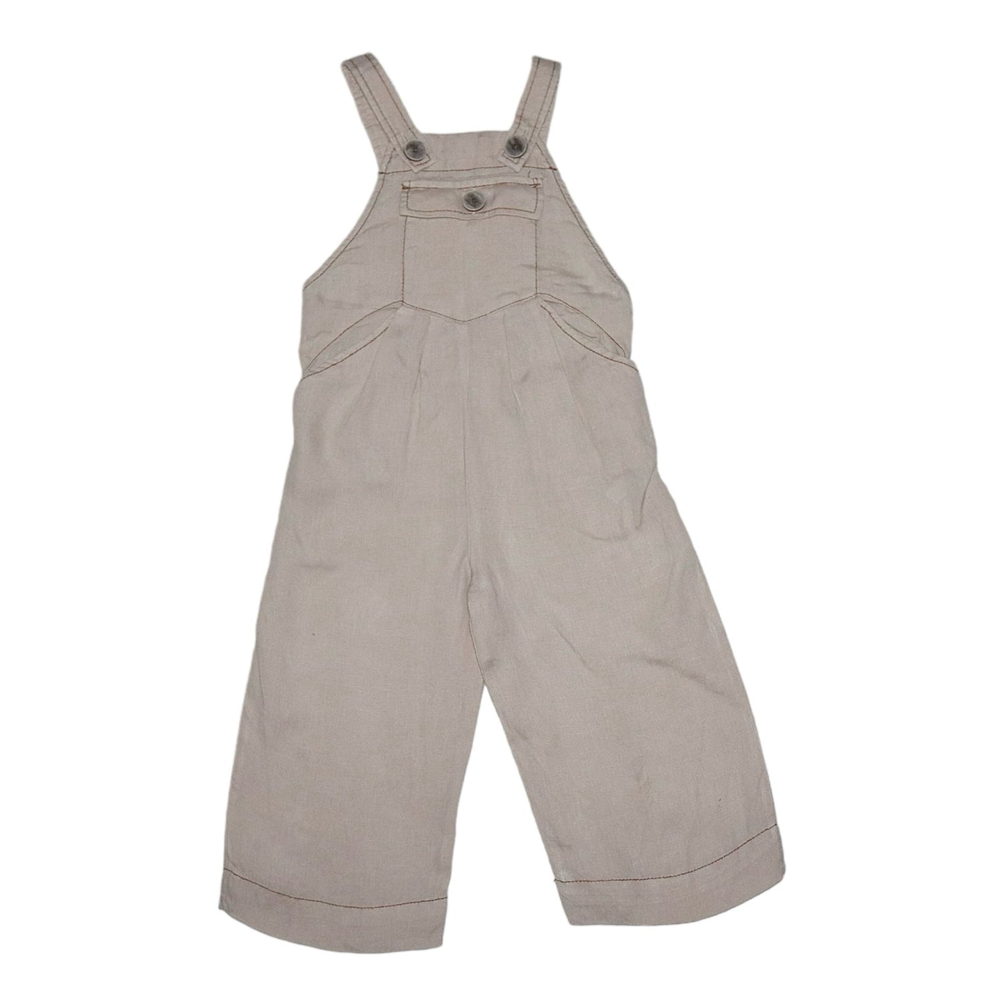 Hängselbyxor från ZARA KIDS - Storlek 110 - Beige