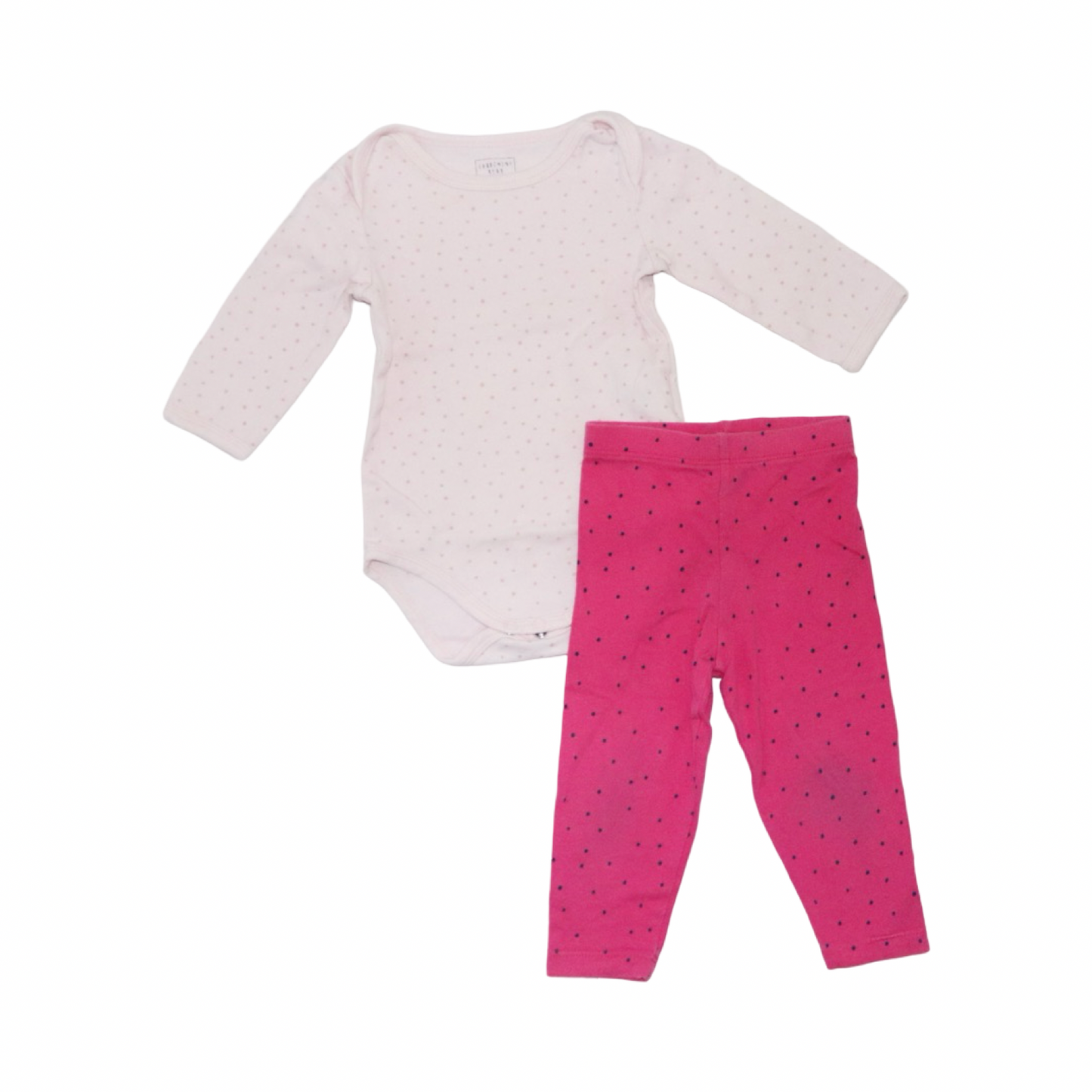 Body & Byxor Matchande Set från CARREMENT BEAU & FRED & FLO - Stolek 74 - Ljusrosa & Rosa (Multi)
