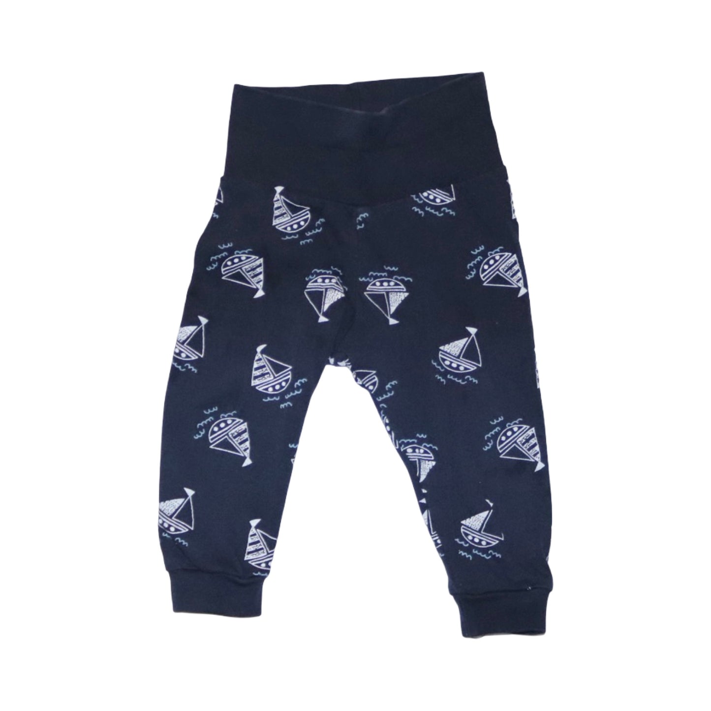 Leggings Byxor från lupilu - Storlek 74/80 - Marinblå & Vit