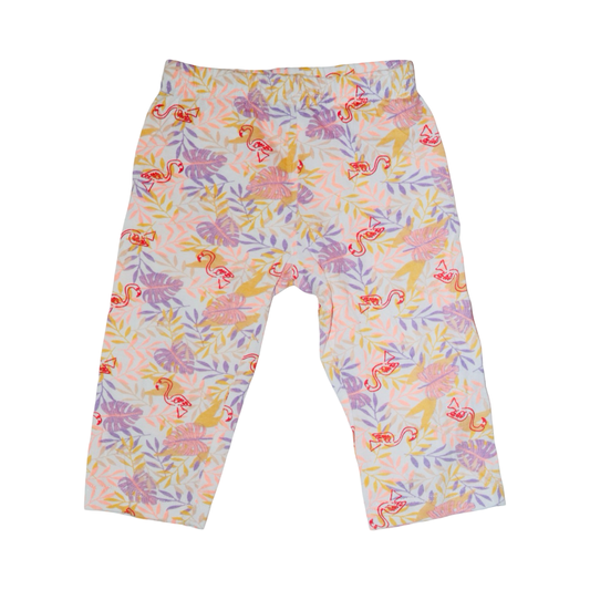 Leggings Byxor från Inextenso - Storlek 74 - Gul & Ljuslila (Multi)