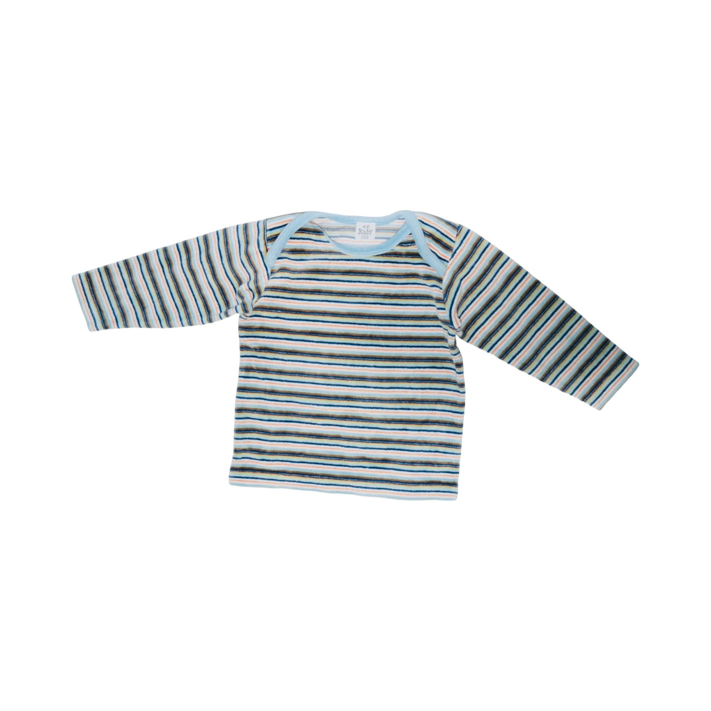 Tröja från H&M - Storlek 80 - Vit & Ljusblå (Multi)