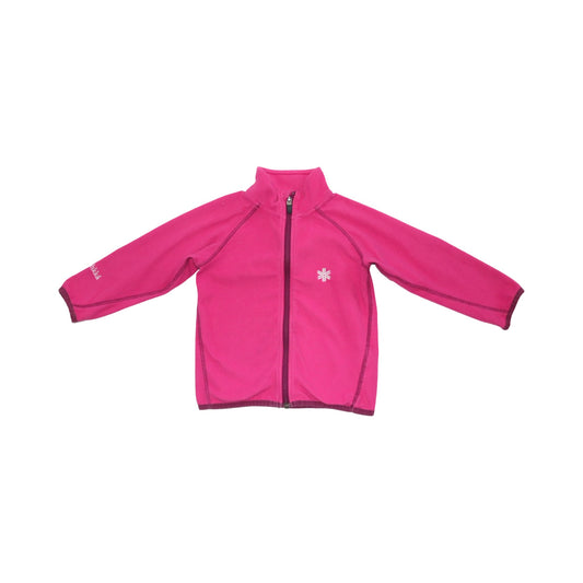 Jacka i fleece från áhkká OUTDOOR - Storlek 92 - Rosa