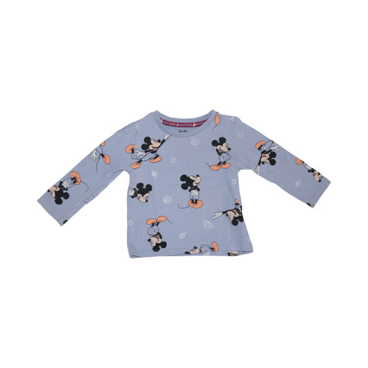 DISNEY Långärmad T-shirt från PRIMARK - Storlek 86 - Ljusblå (Multi)