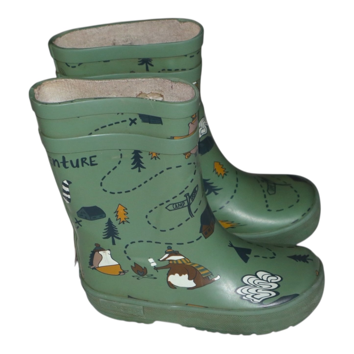 Ofodrade Gummistövlar från everest - Storlek 27 (Innermått 17.5cm) - Grön (Multi)