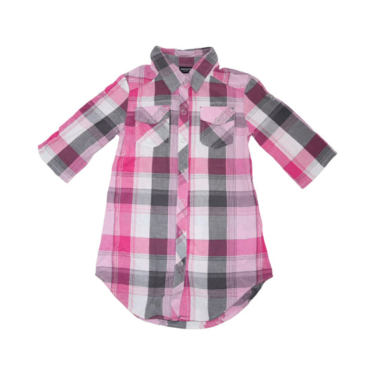 Långärmad Klänning från KappAhl - Storlek 122 - Rosa (Multi)