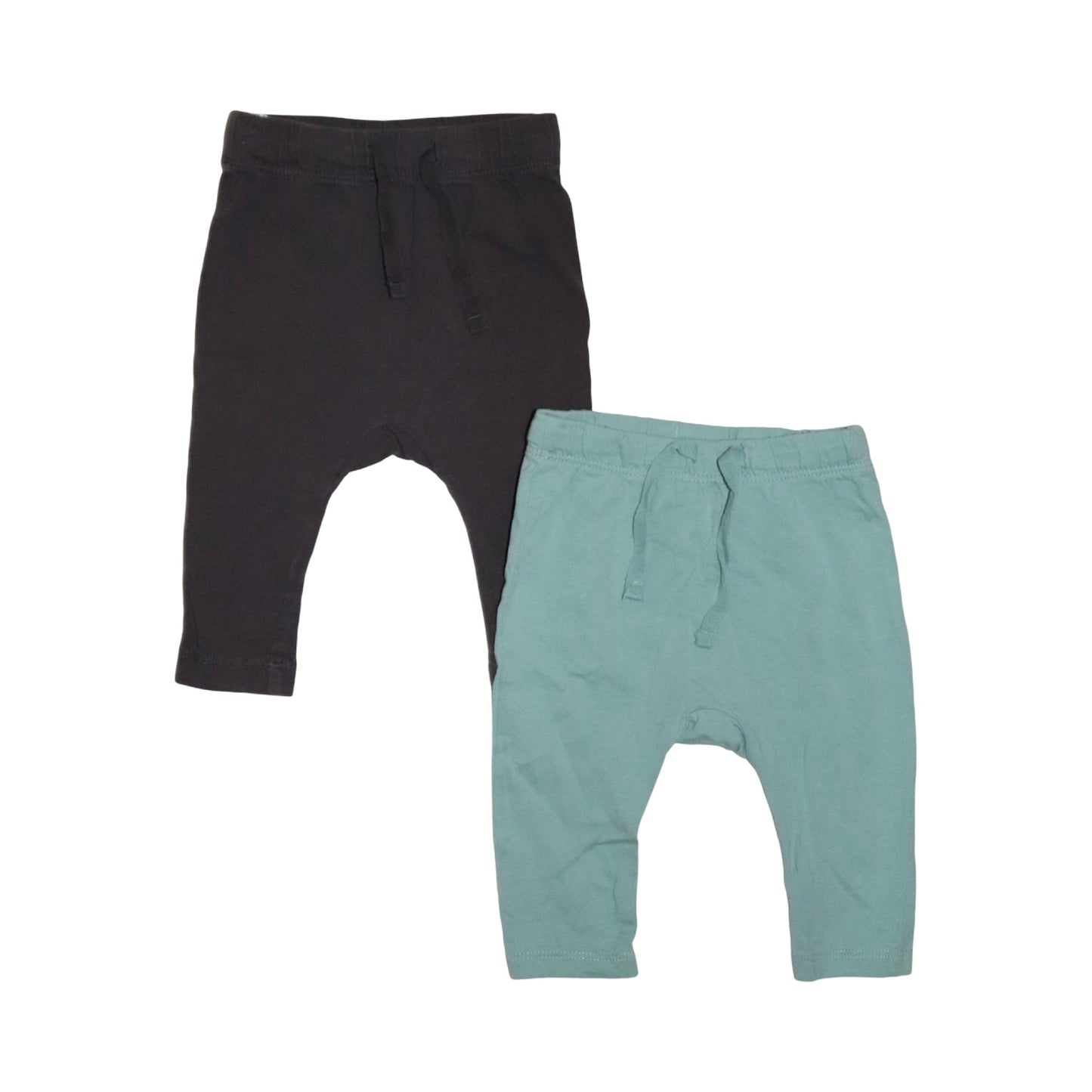 Leggings Byxor (2 Pack) från H&M - Storlek 68 - Svart & Grön