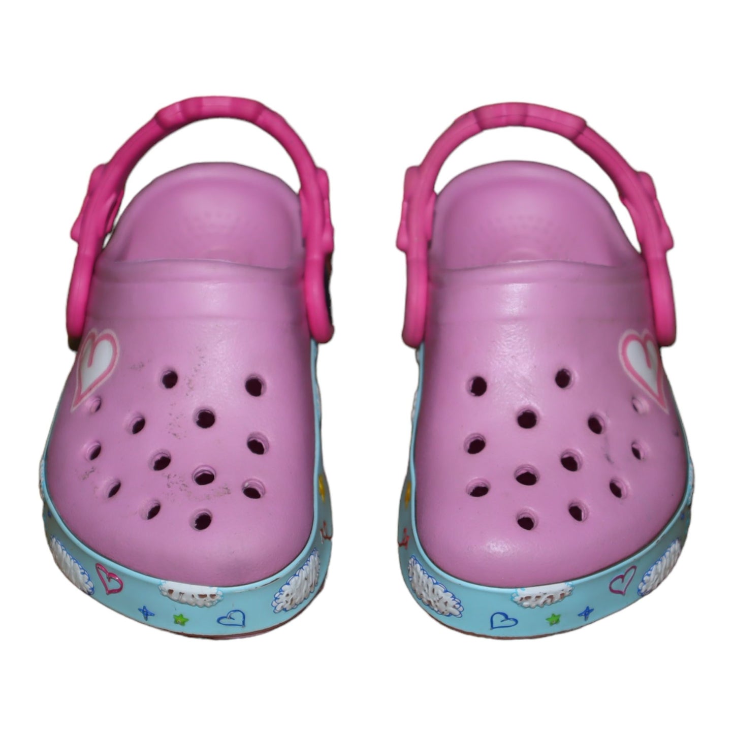 Tofflor från Crocs - Storlek 19/20 (Innermått 12cm) - Ljusrosa