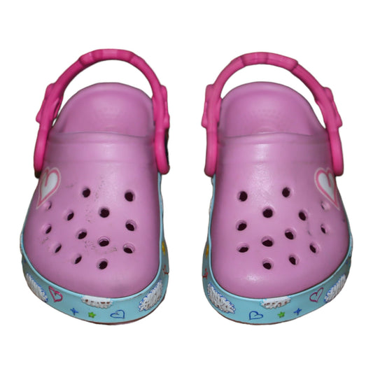 Tofflor från Crocs - Storlek 19/20 (Innermått 12cm) - Ljusrosa