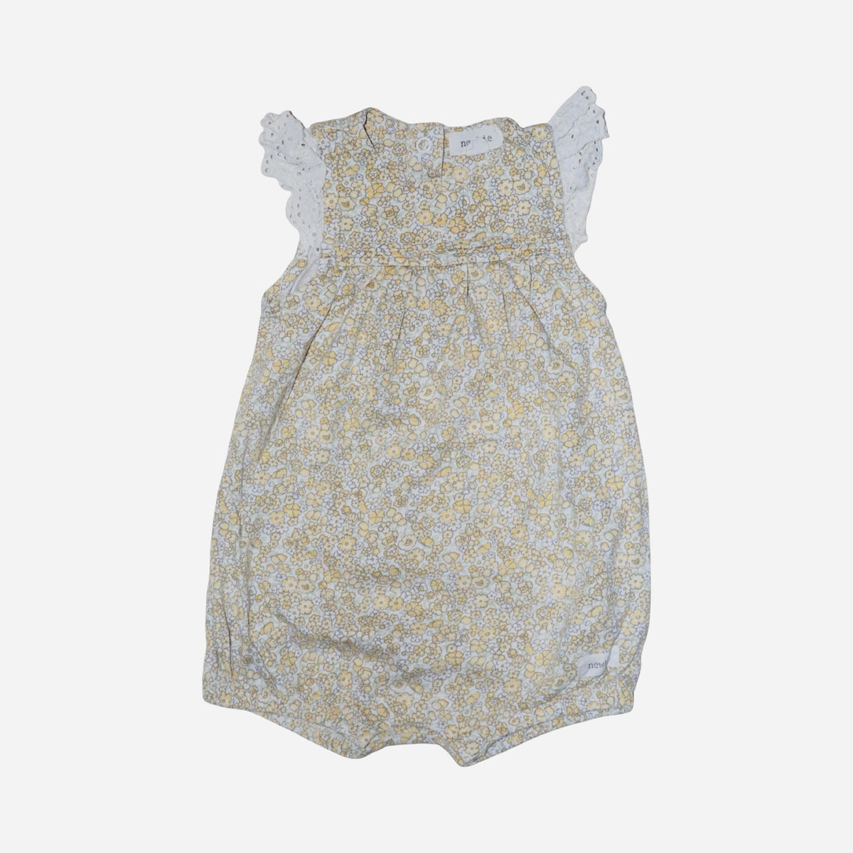 Byxdress/ Sparkdräkt från newbie - Storlek 62 - Ljusgul (Multi)