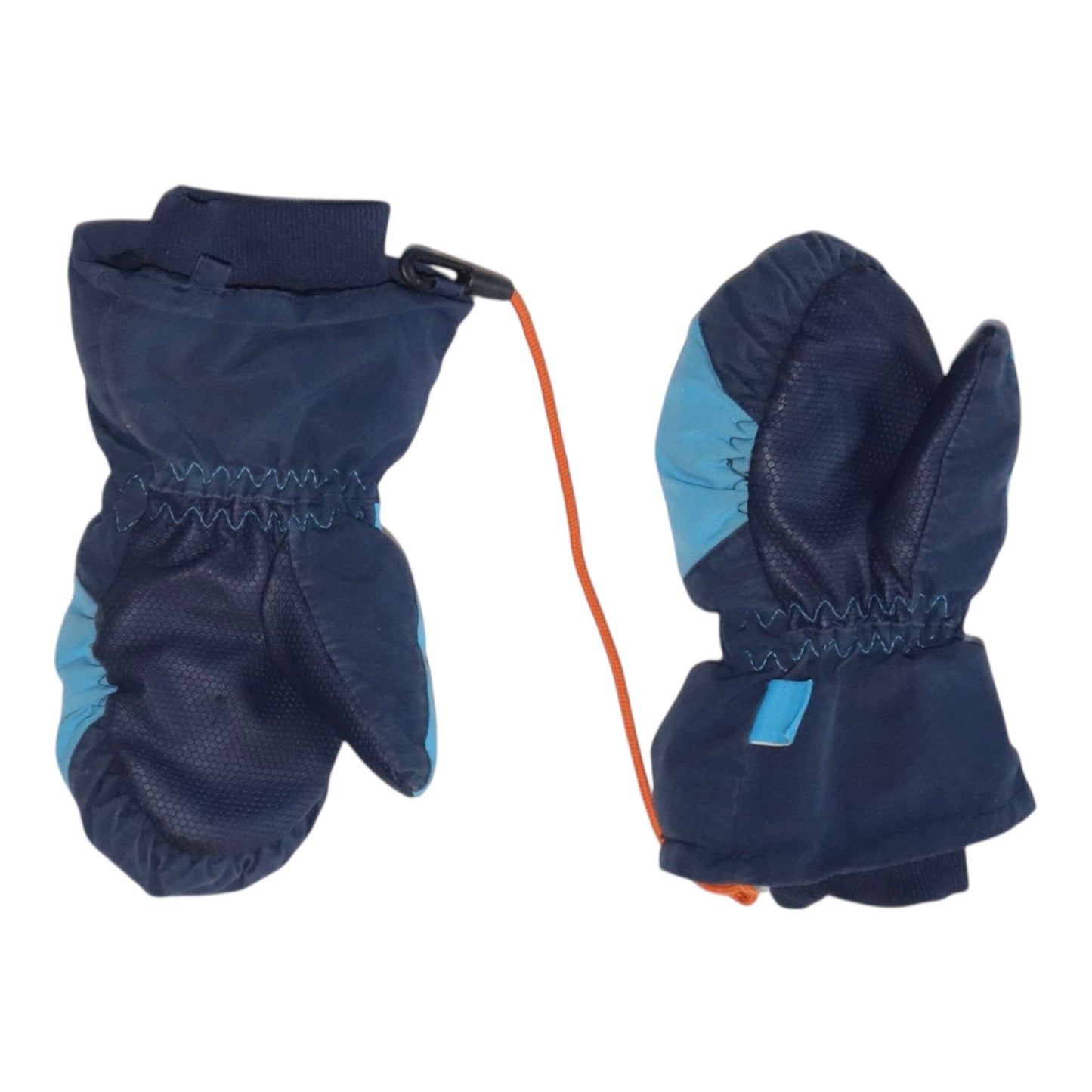 Fleecefodrade Vattentäta Vantar från DIDRIKSONS - Storlek 116/122 (6/8) - Blå & Svart