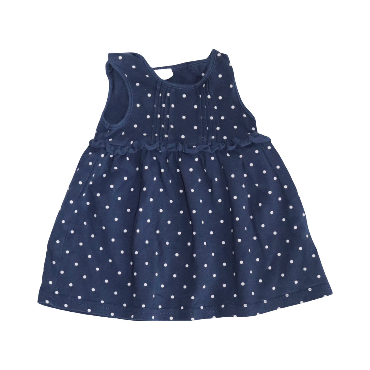 Linne Klänning från H&M - Storlek 62 - Blå & Vit