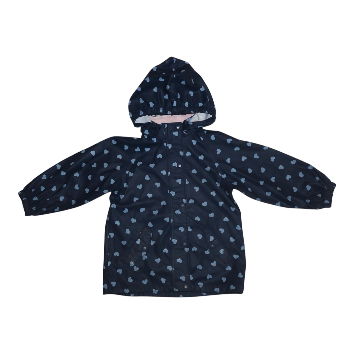 Ofodrad Regnjacka Från H&M - Storlek 110/116 - Mörkblå