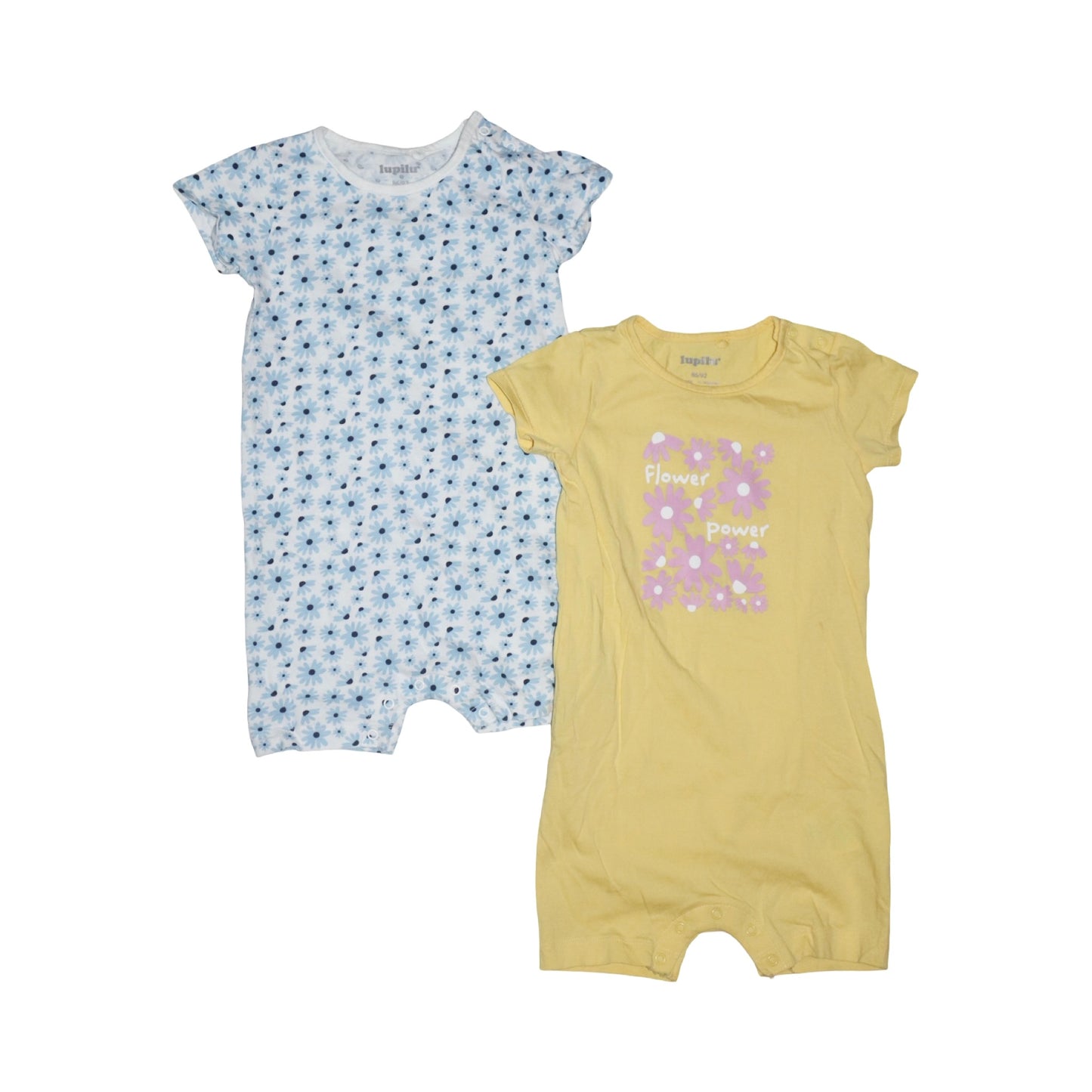 Pyjamas (2 Pack) från lupilu - Storlek 86/92 - Gul & Bla (Multi)