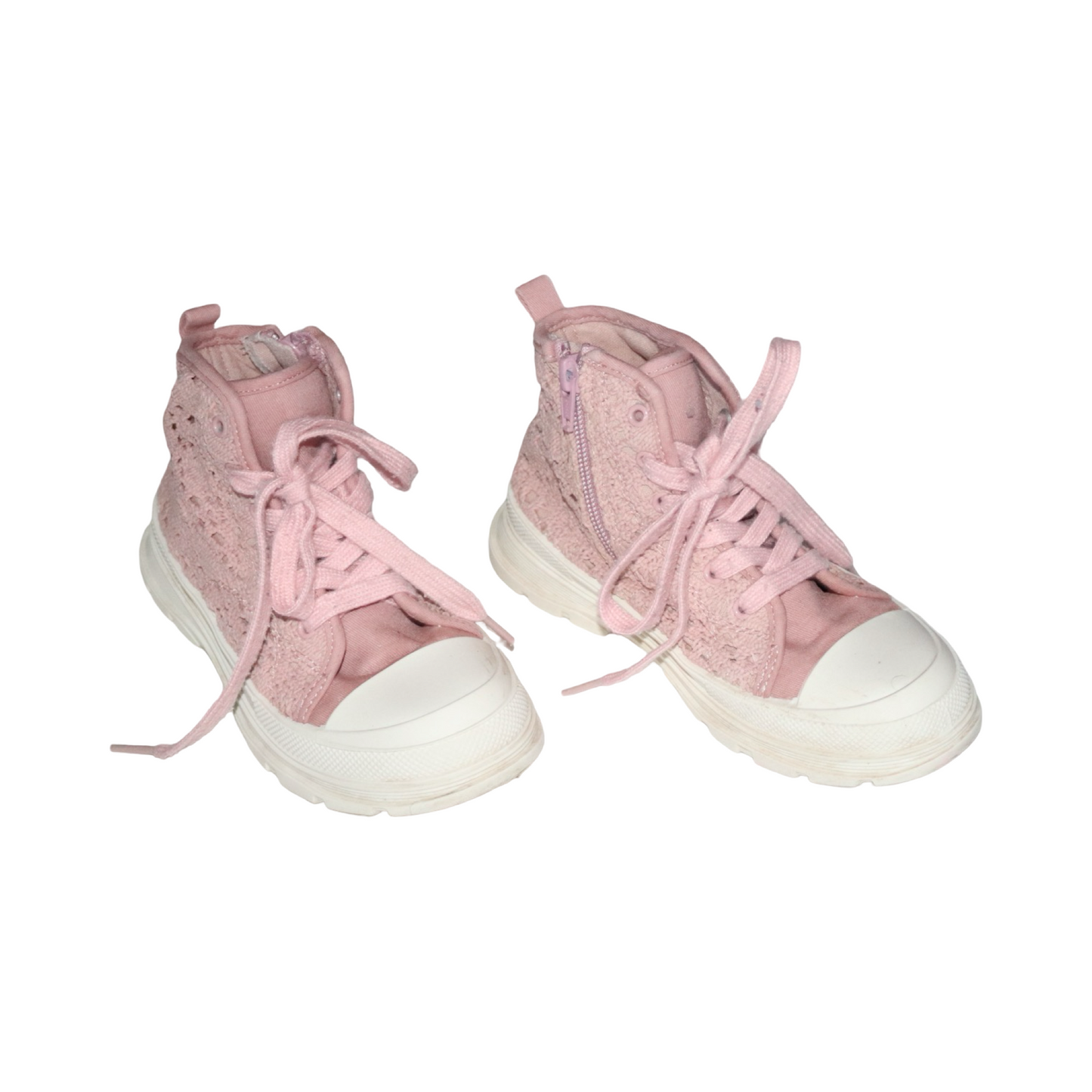 Sneakers från LEJON - Storlek 32 (Innermått 20cm) - Rosa & Vit