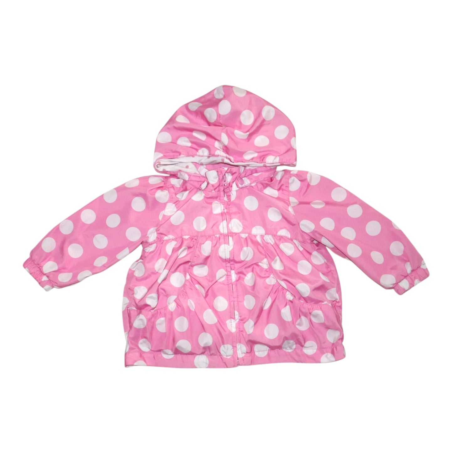 Vindjacka  från H&M - Storlek 80 - Vit & Rosa