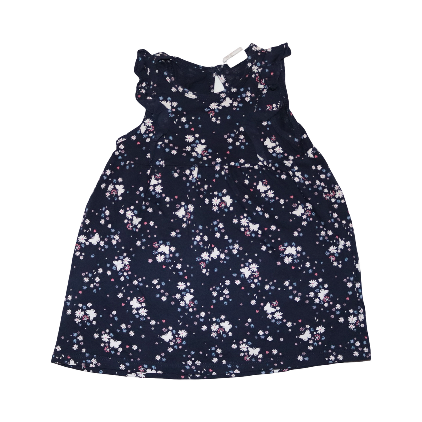Kortärmad Klänning (3 Pack) från H&M - Storlek 68 - Mörkblå & Gul (Multi)