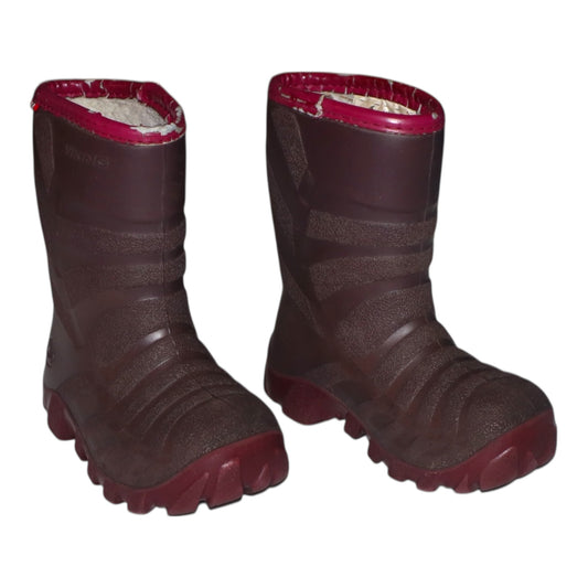 Fodrade Gummistövlar från VIKING - Storlek 26 (Innermått 17.3cm) - Rödbrun