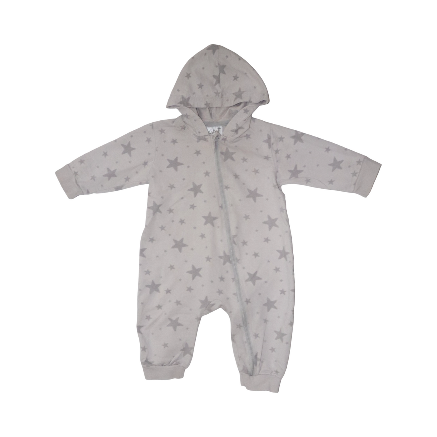 Långärmad Jumpsuit/ Byxdress från citat - Stolek 68 - Grå