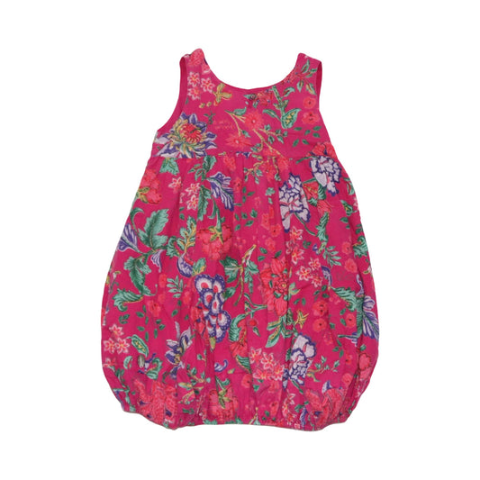 Kortärmad Klänning från catimini - Storlek 98 - Rosa (Multi)