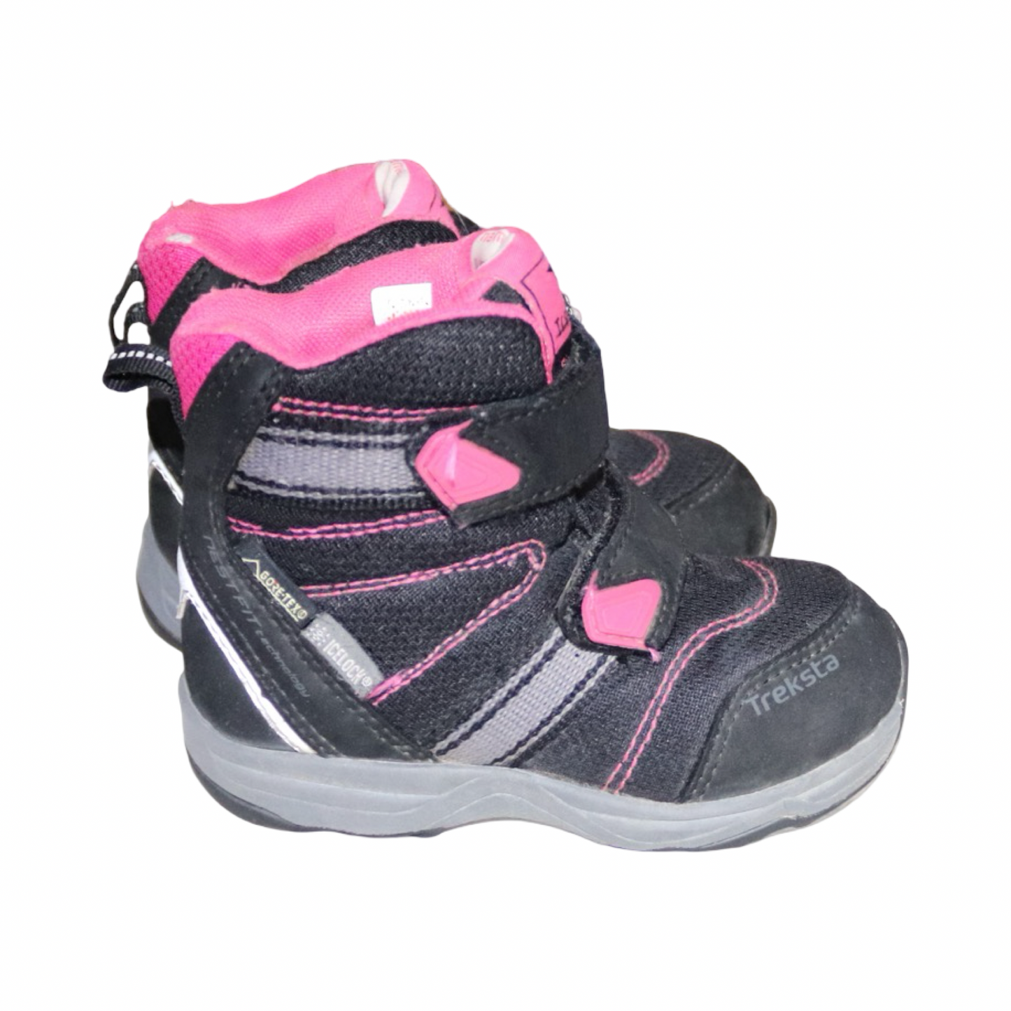 Vinterkängor från Treksta - Storlek 23 (Innermått 14cm) - Rosa & Svart