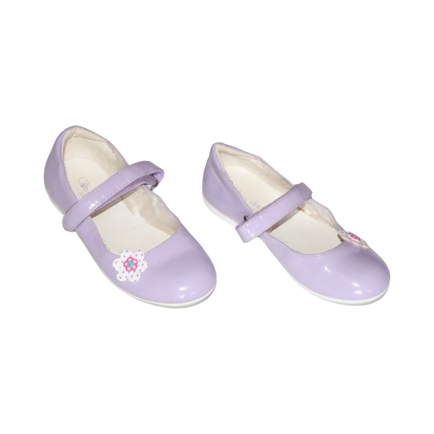 Ballerina Skor från Cupcake Couture - Storlek 29 (Innermått  17.5 cm) - Ljuslila & Vit