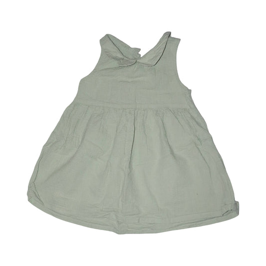 Linne Klänning från H&M - Storlek 92 - Grön