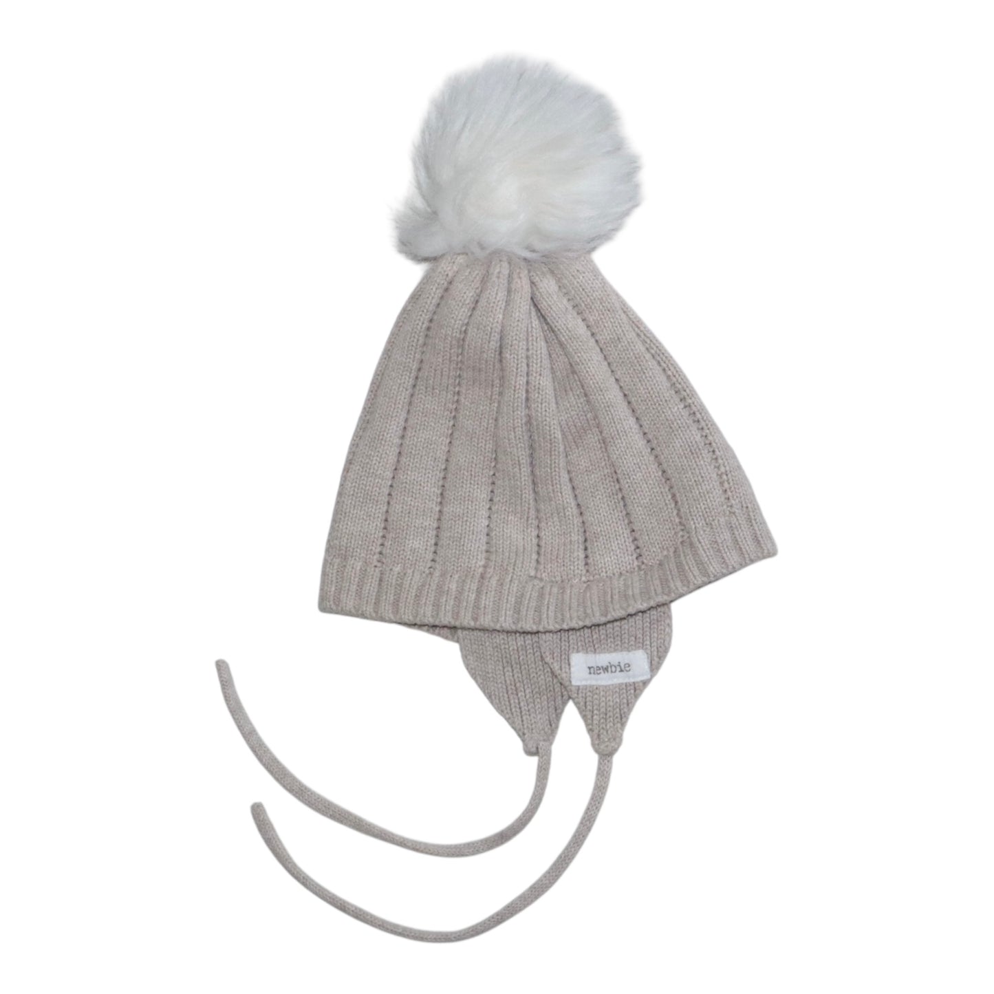 Tunna Mössa från newbie - Storlek 68/74 (44/46) - Beige