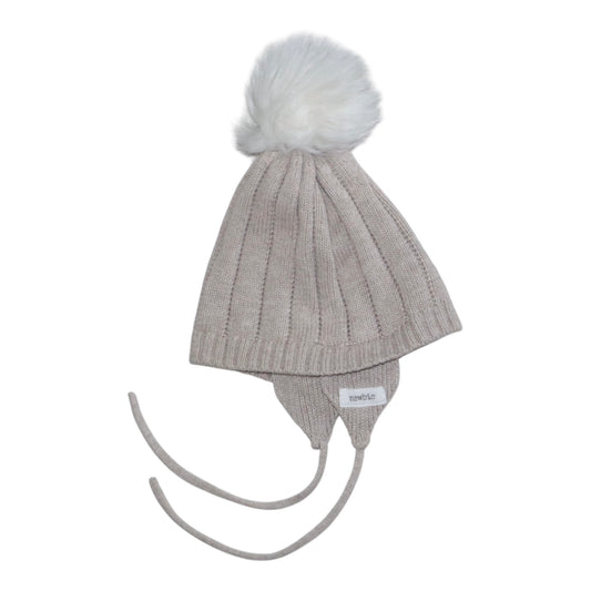 Tunna Mössa från newbie - Storlek 68/74 (44/46) - Beige