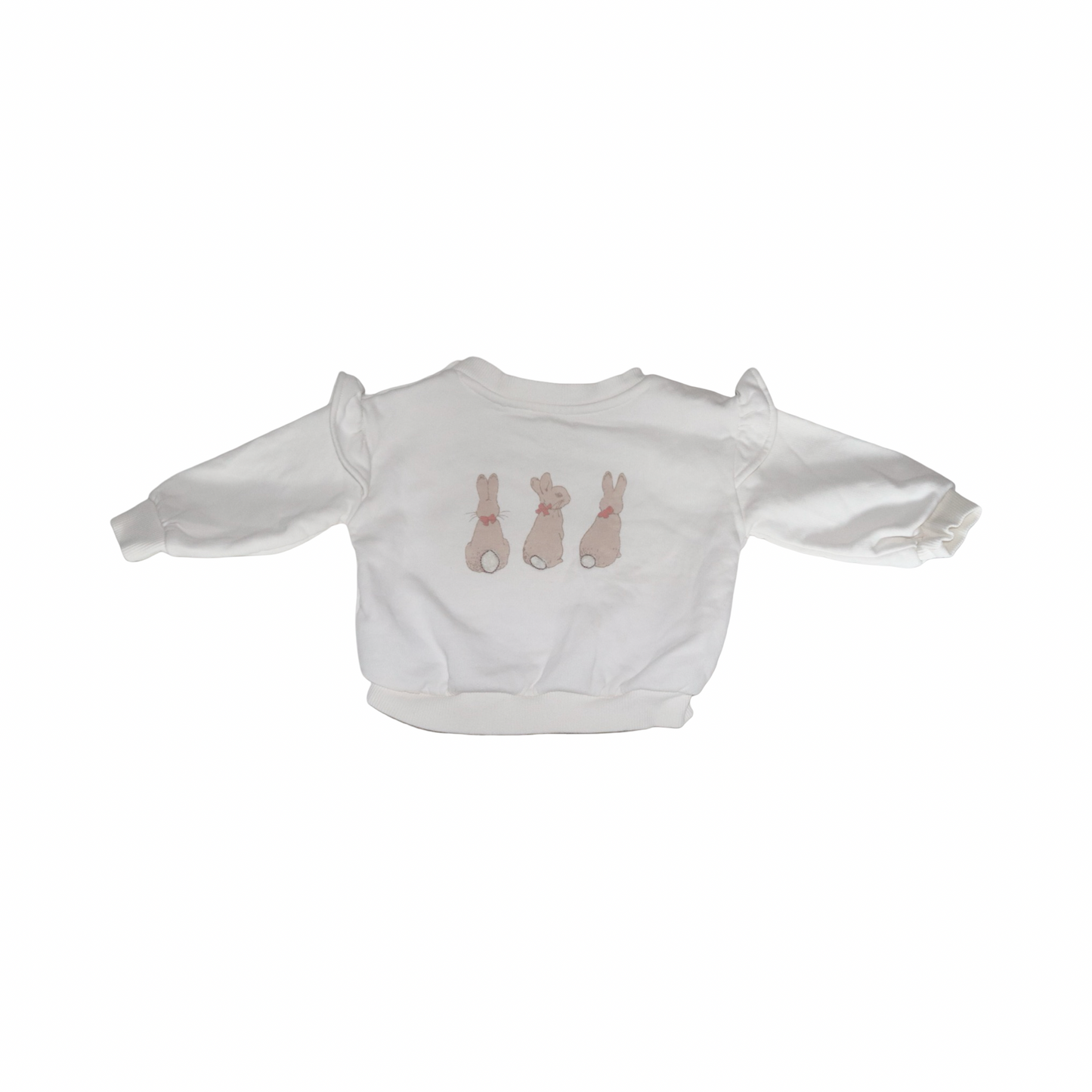 Tröja & Byxor Matchande Set från M&S & H&M - Storlek 68 - Vit & Ljusrosa