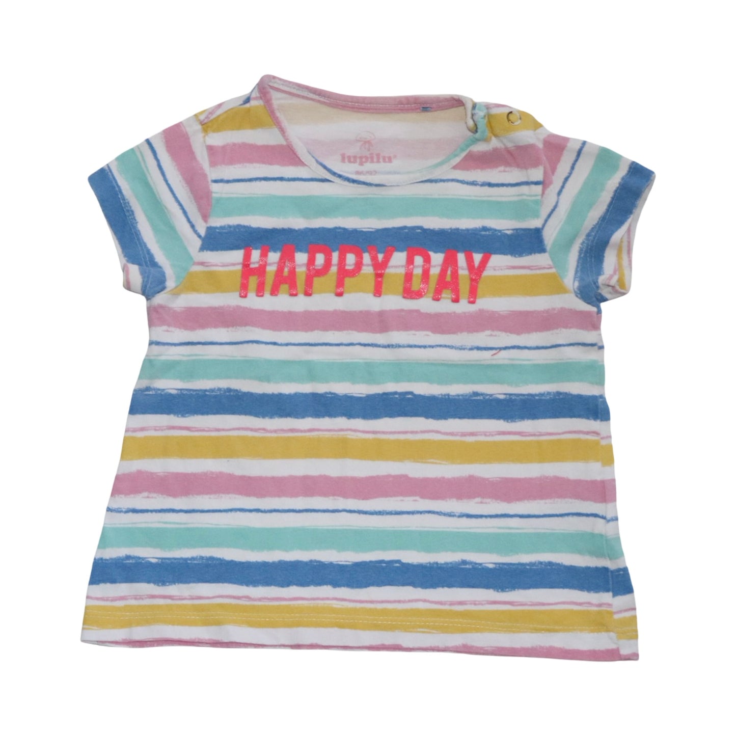 T-shirt & Shorts Matchande Set från lupilu & next - Storlek 86/92 - Blå (Multi)