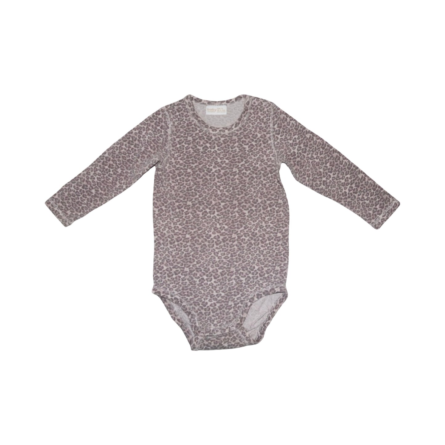 Långärmad Body (2 Pack) från LINDEX - Storlek 74 - Rödbrun & Grå (Multi)