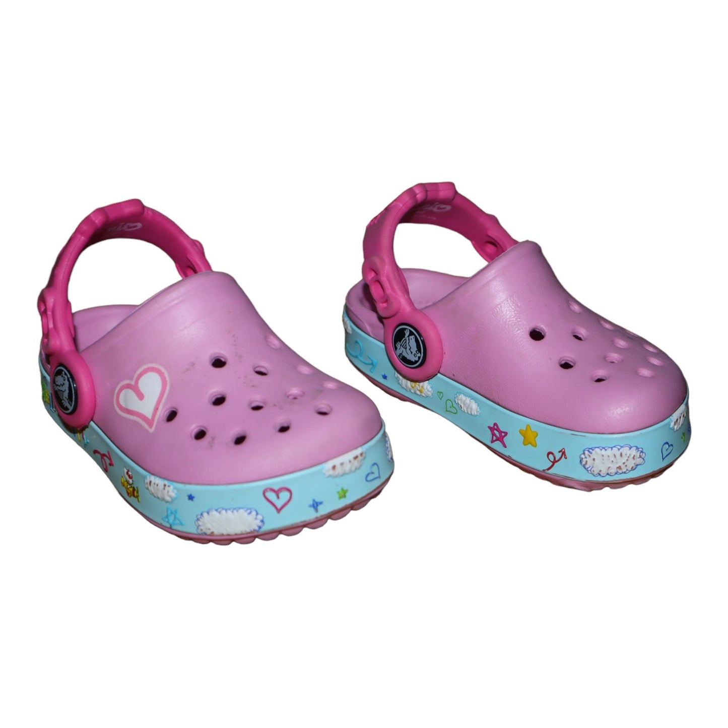 Tofflor från Crocs - Storlek 19/20 (Innermått 12cm) - Ljusrosa