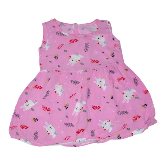 Kortärmad Klänning - Storlek 92 - Rosa