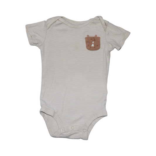 Kortärmad Body från carter's - Storlek 80 - Beige