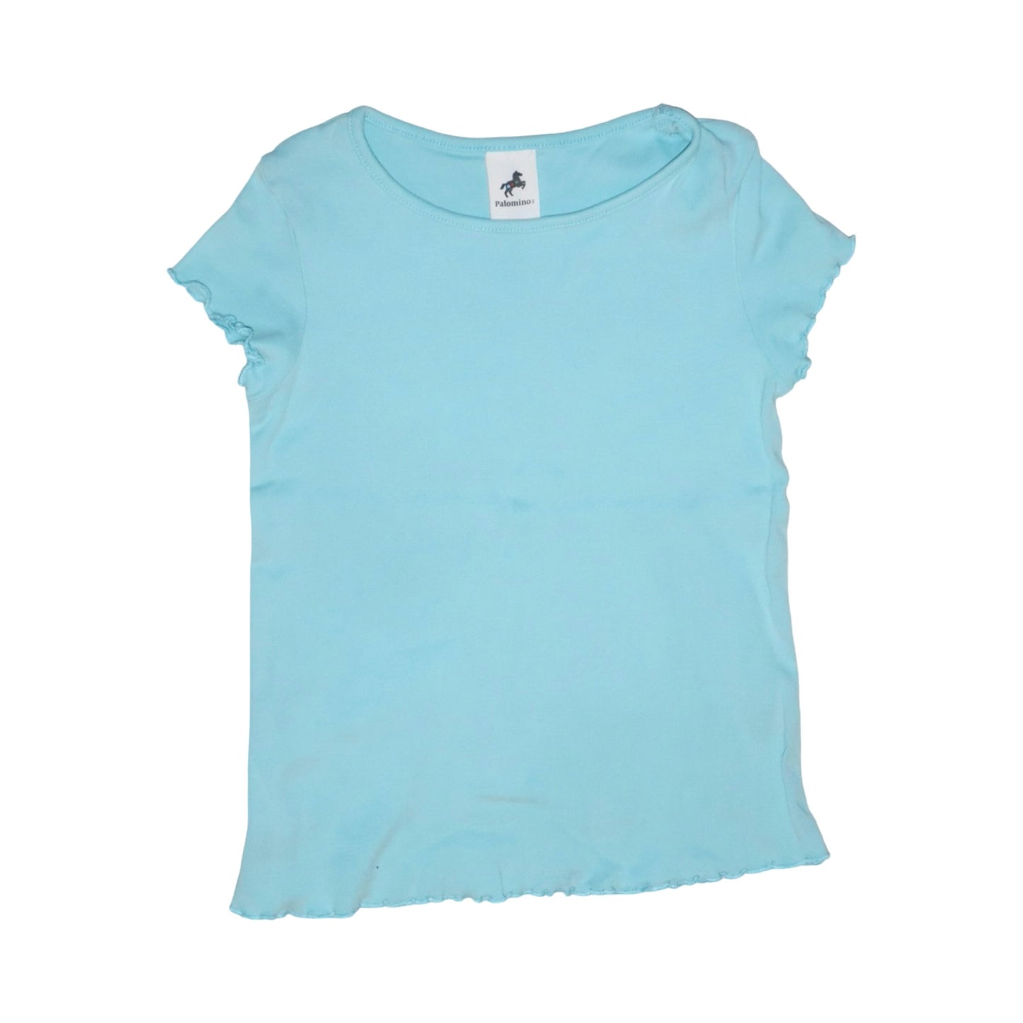 Kortärmad T-shirt från Palomino - Storlek 110 - Ljusblå