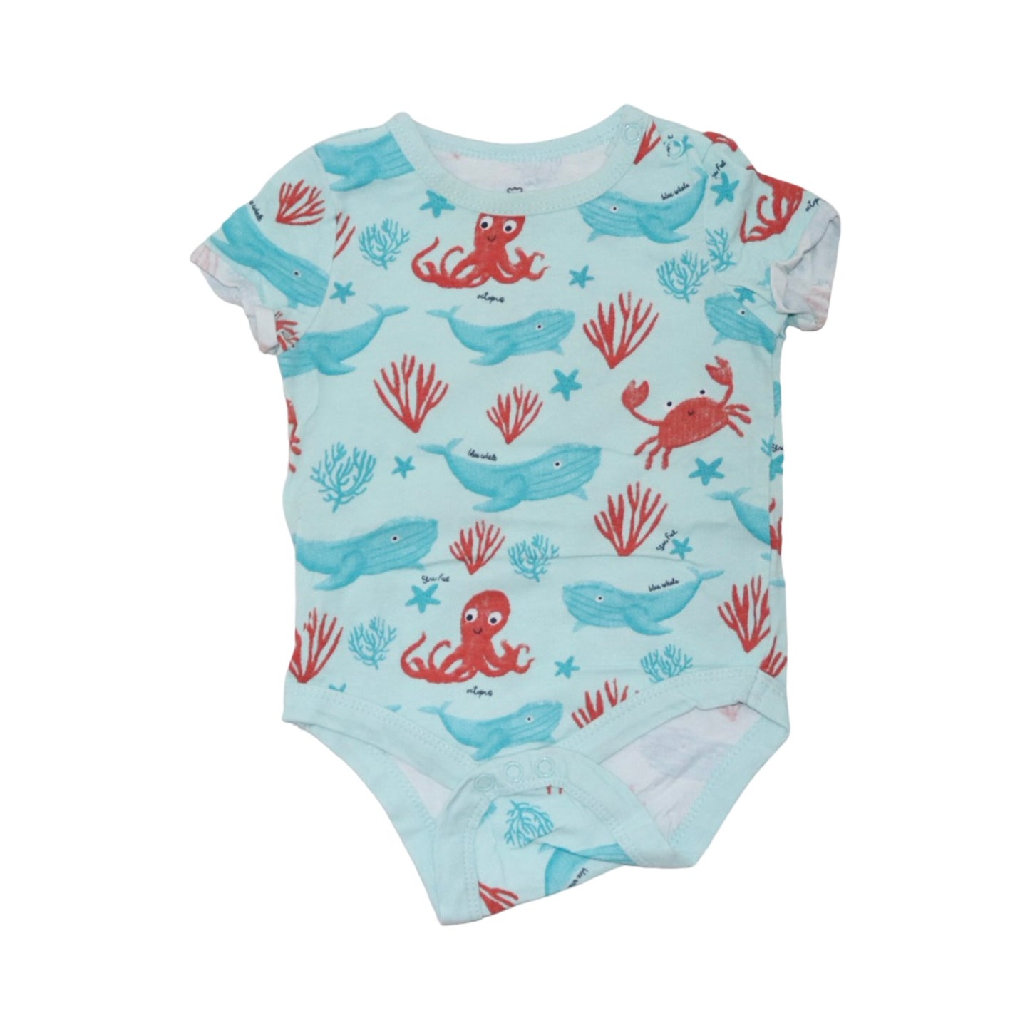 Kortärmad Body (3 Pack) från So cute & H&M - Storlek 68 - Ljusblå & Grå (Multi)