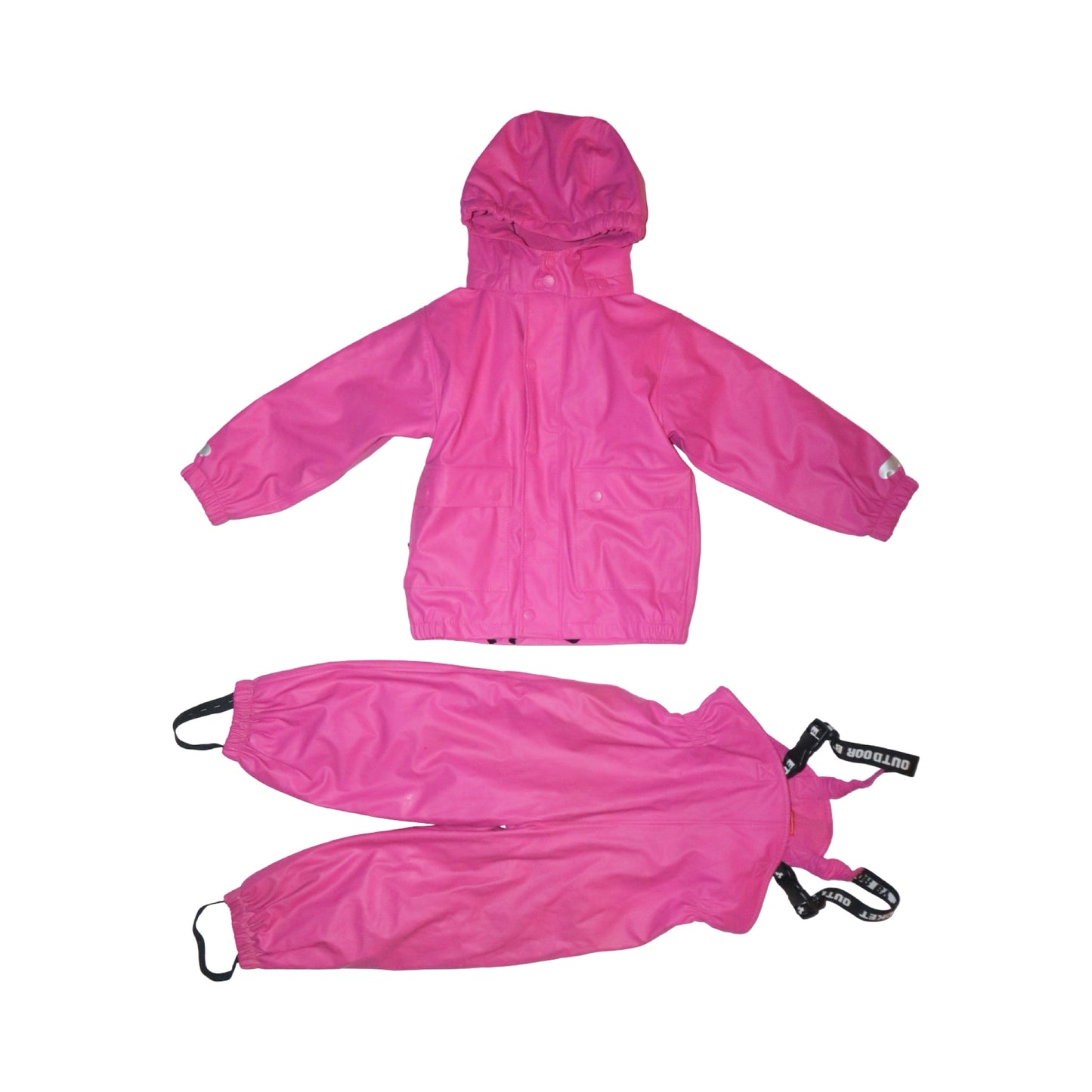 Fodrade Regnset Från TICKET OUTDOOR - Storlek 98 - Rosa
